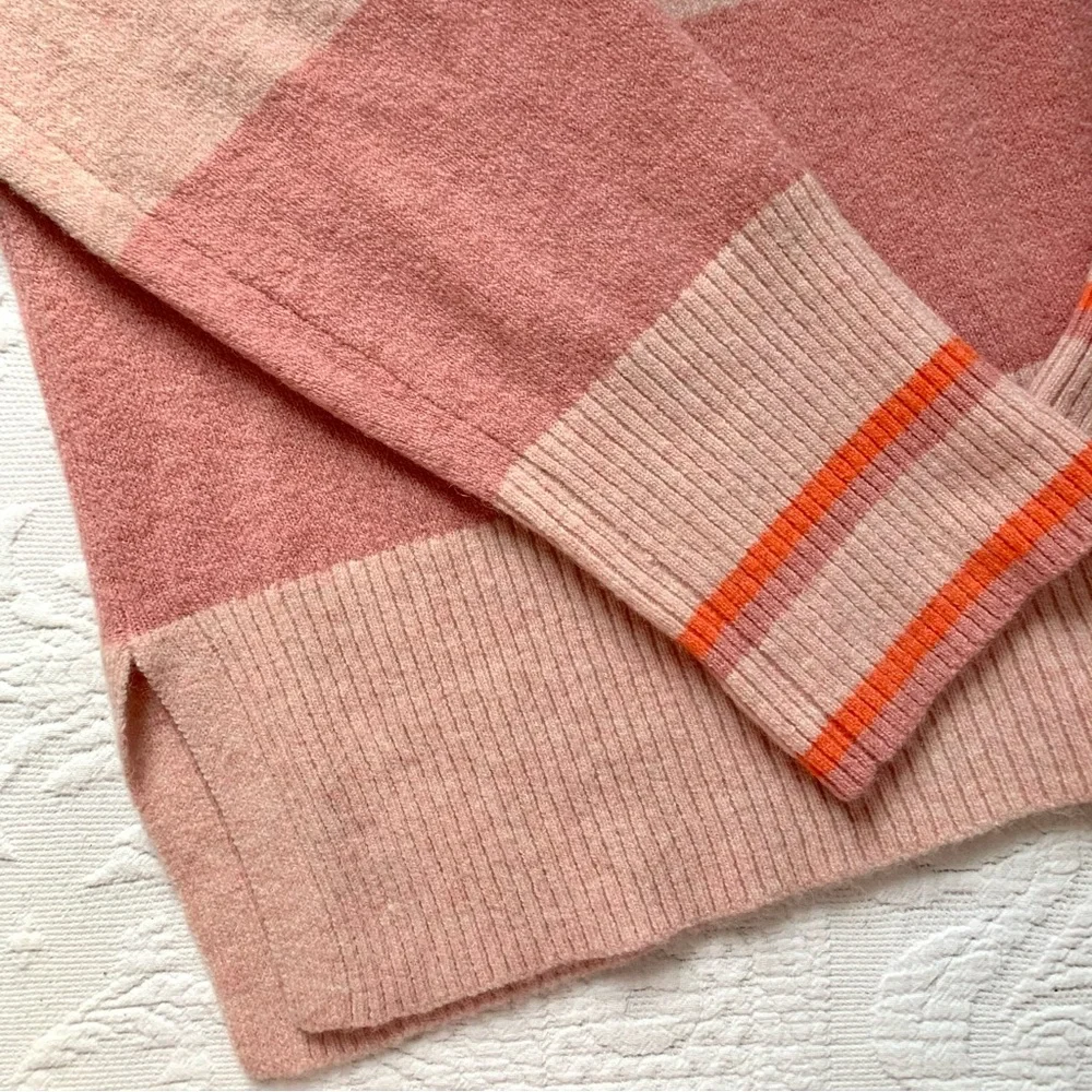 J Crew Supersoft Striped Boxy Turtleneck Sweater - Picture 8 of 16